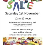 jumble sale poster